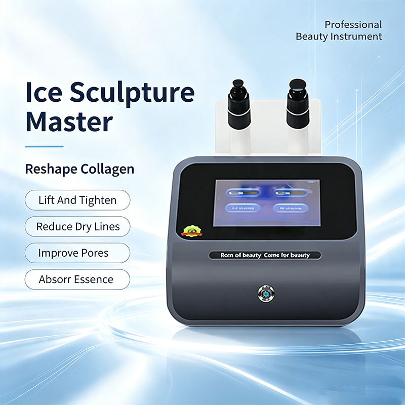 Master Nutrition & Fitness Club Kuchaman City Reviews - Ice Sculpture Master RF Gezichtsverzorgingsapparaat Koud-Warmte