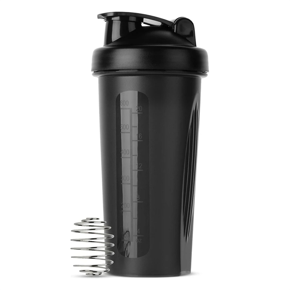 Protein Shaker Bottle - 1pc Draagbare Eiwit Shaker 600ml Fitnessfles