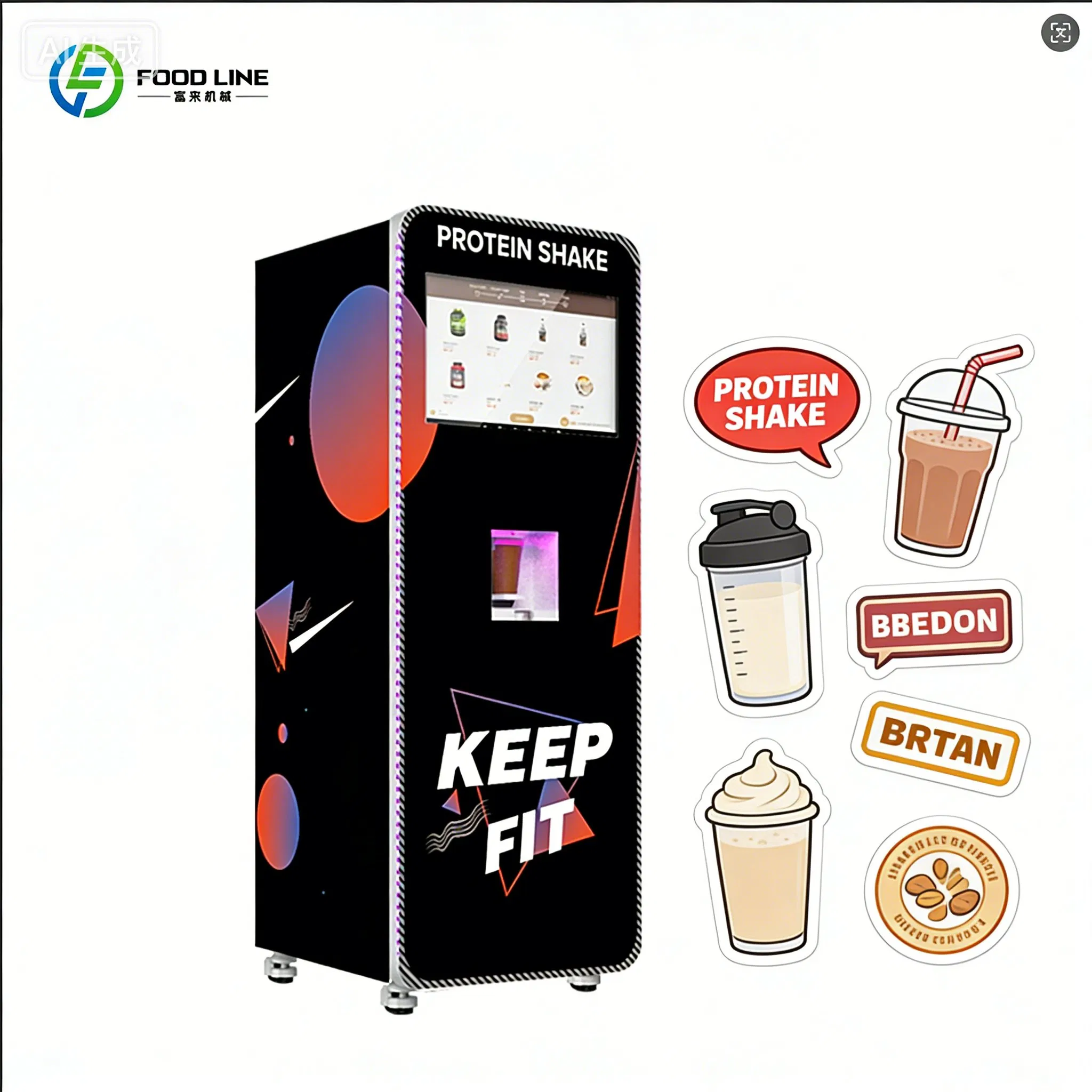 Fitness Nutrition Protein - Voedingsautomaten volautomatische eiwitshake-machine fitnesscentrum commerciële apparatuur