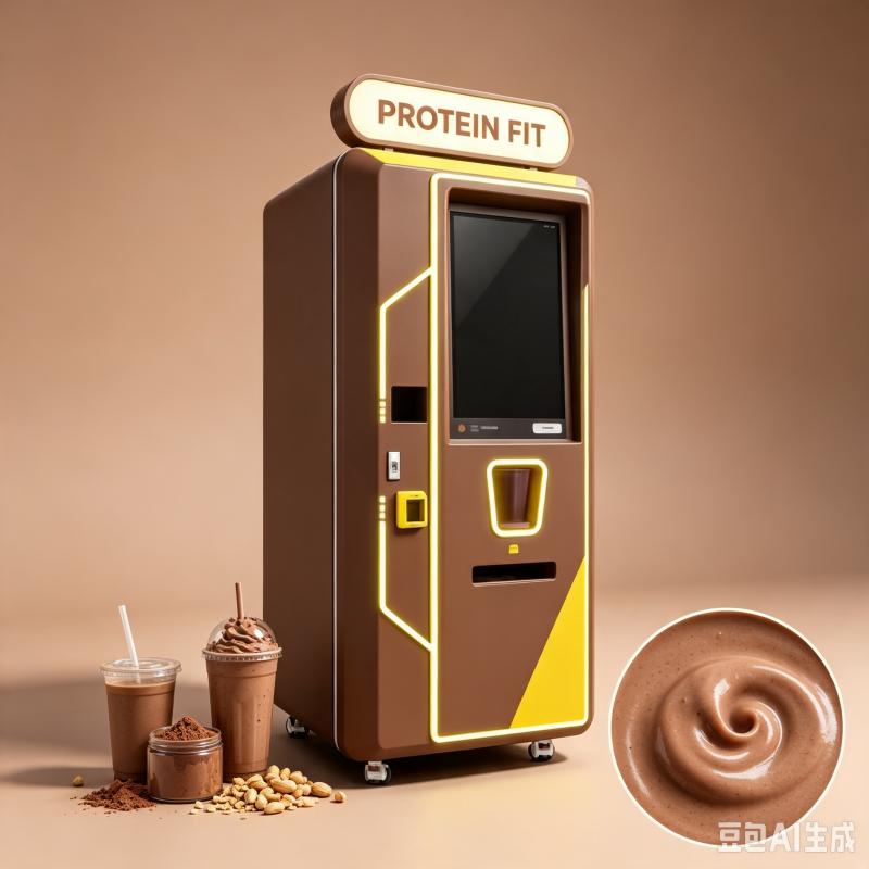 Fitness Nutrition Protein - Automatische eiwitshake-automaat met gepersonaliseerde poederdoseerfunctie, blender