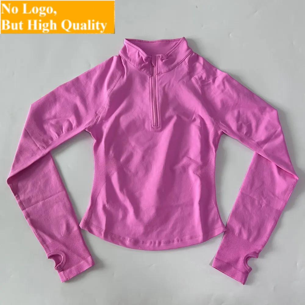Fitness & Nutrition Lab - Geen logo yoga-jas met halfritsshirt Dames