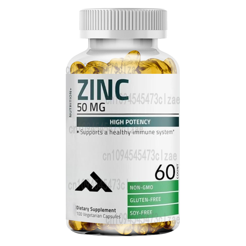 Zinc Supplement 50Mg - Zink 50mg Complex Hoogwaardig immuunsondersteuningssupplement en