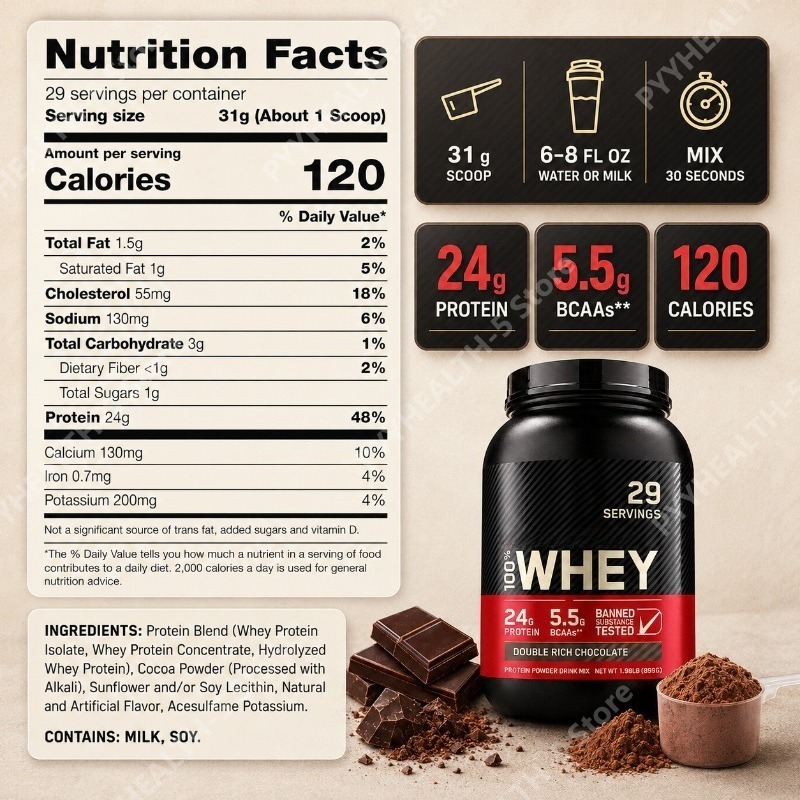 Weiproteïnepoeder Dubbel Rijke - Fitness Nutrition Protein recensie en prijs