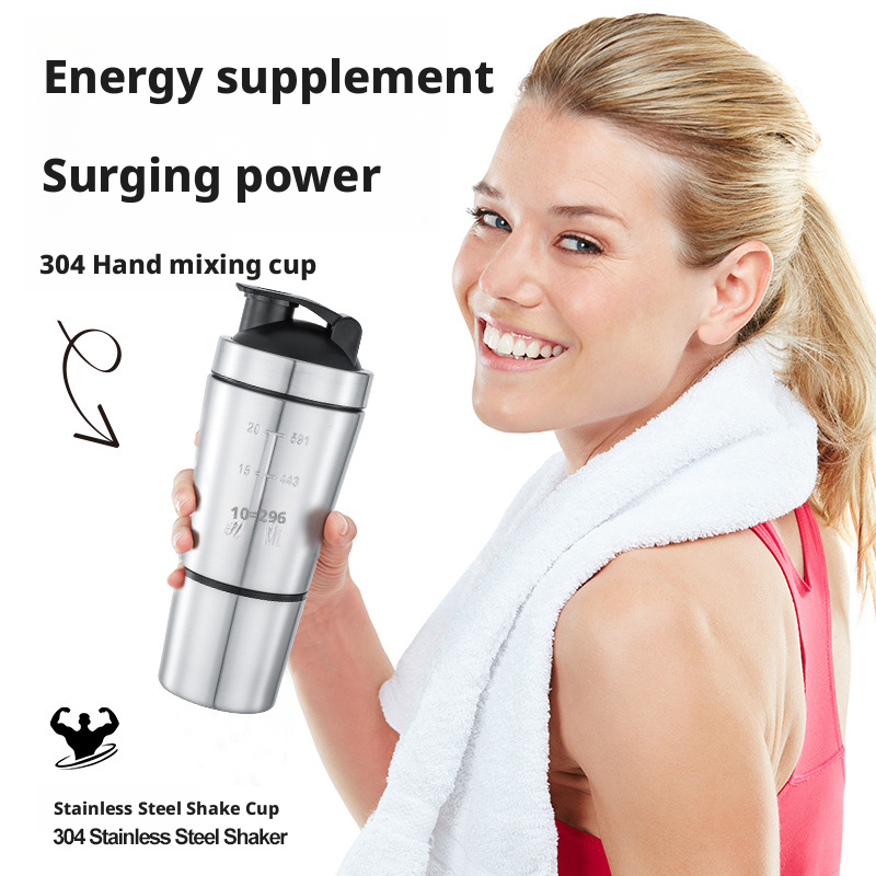 Roestvrijstalen eiwitpoeder-sh - Protein Shaker Bottle recensie en prijs