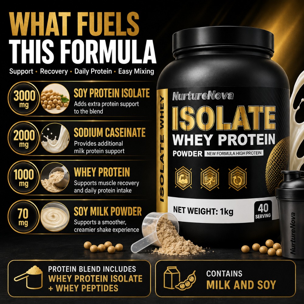 NurtureNova Isolaat Wei-eiwitp - Fitness Nutrition Protein recensie en prijs
