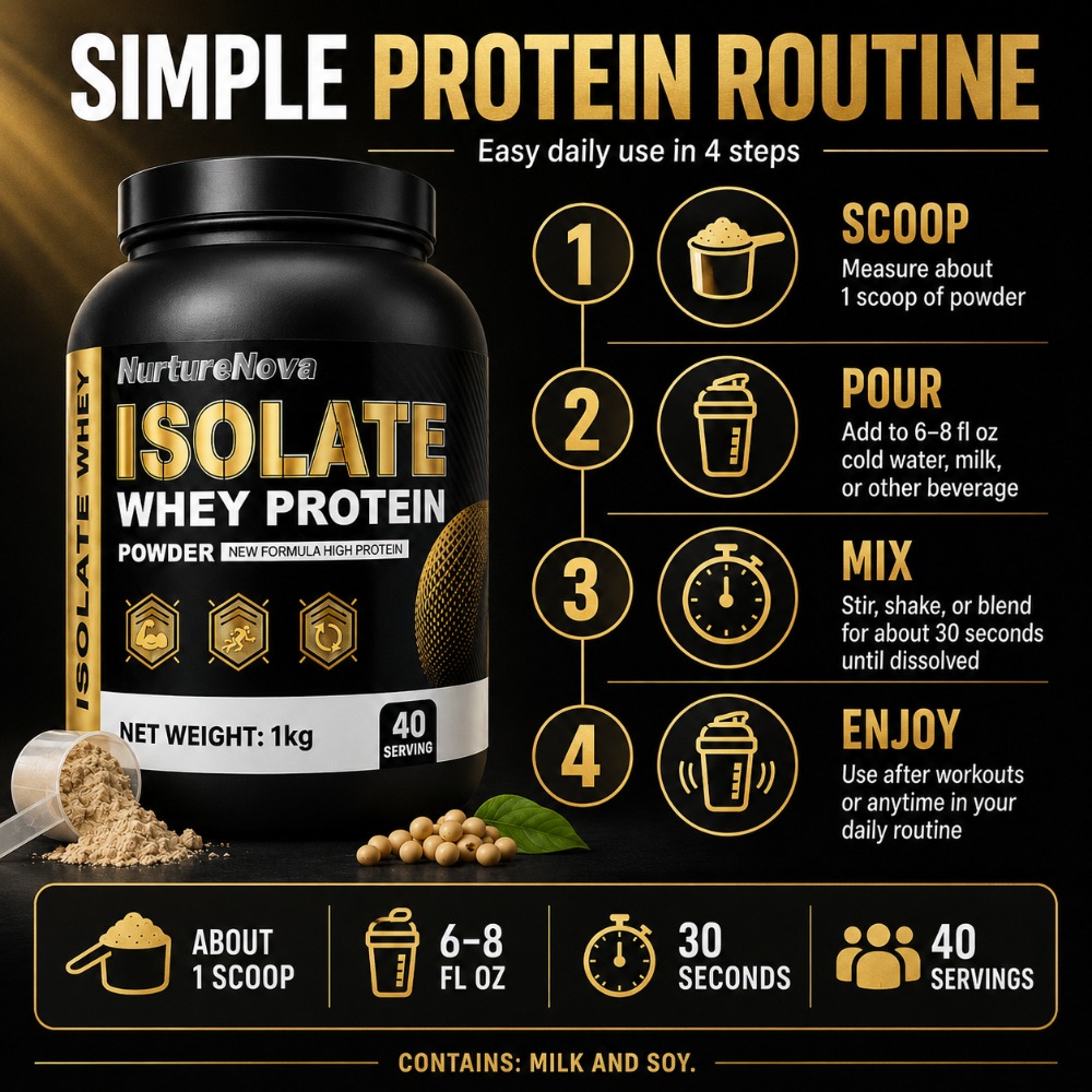 NurtureNova Isolaat Wei-eiwitp - Fitness Nutrition Protein recensie en prijs