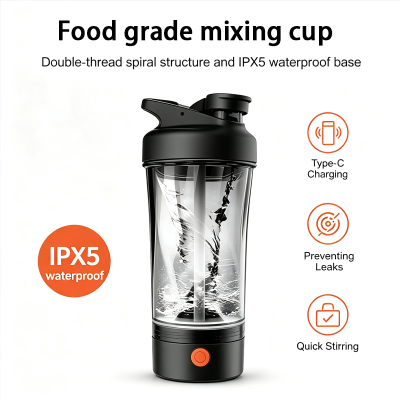 Elektrische Shakerfles Draagba - Protein Shaker Bottle recensie en prijs