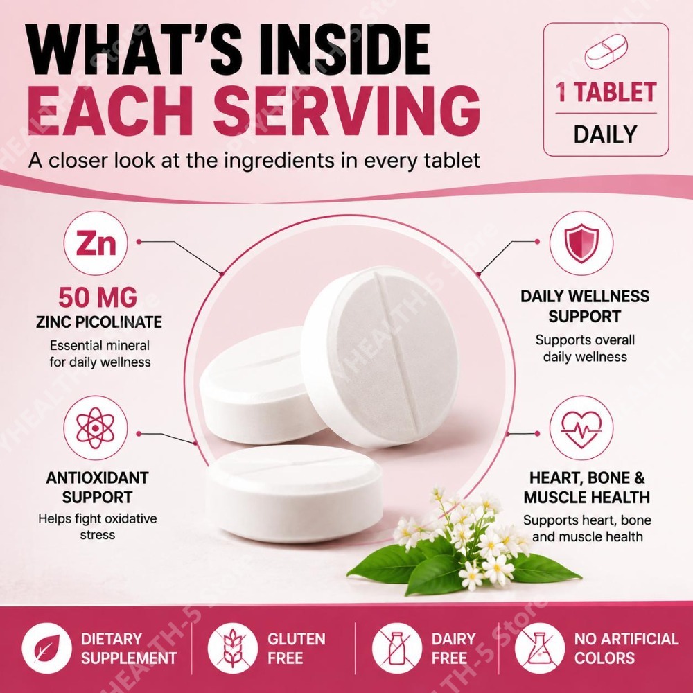 Zinkpicolinaat tabletten voor  - Zinc Supplement 50Mg recensie en prijs