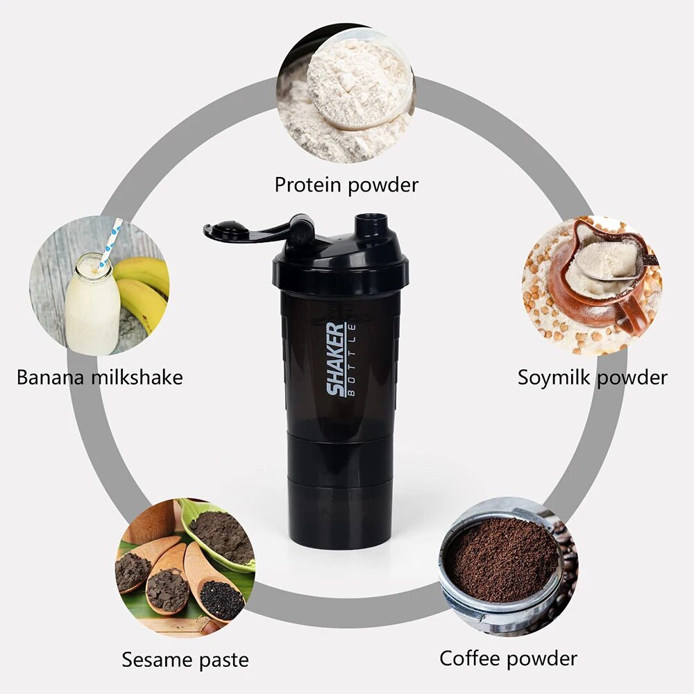 3 Lagen Shaker Protein Fles Po - Protein Shaker Bottle recensie en prijs