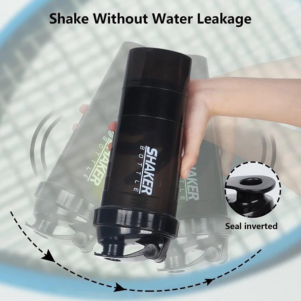 3 Lagen Shaker Protein Fles Po - Protein Shaker Bottle recensie en prijs
