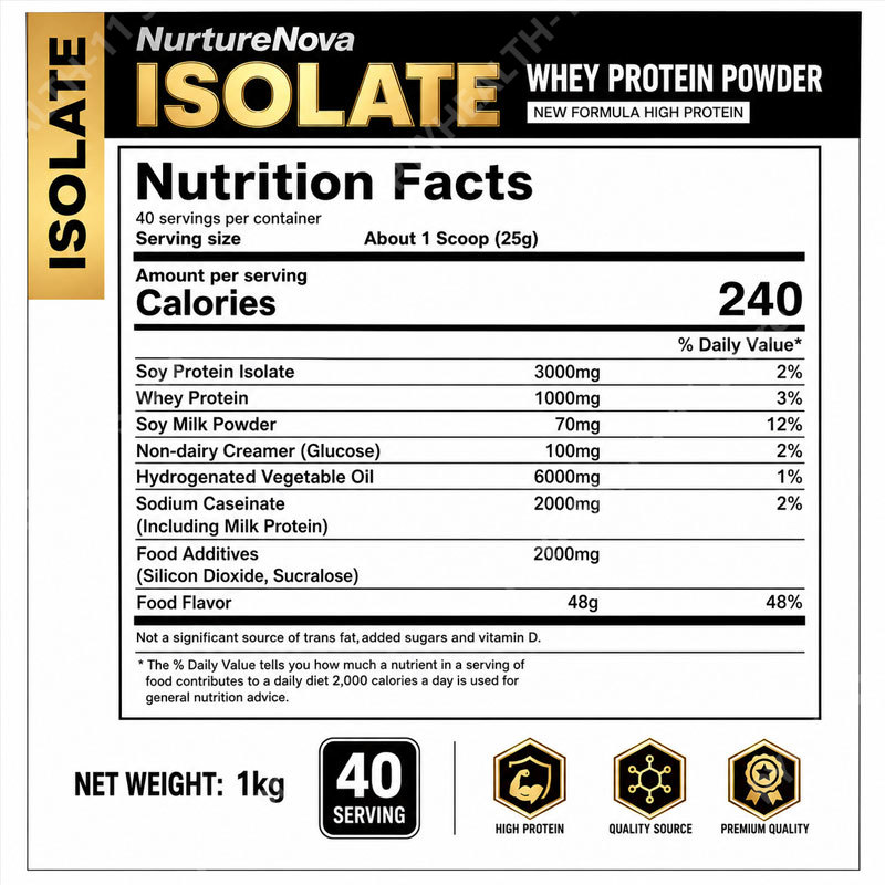 Whey Protein Isolaat Poeder, L - Nutrition For Fitness And Sports recensie en prijs