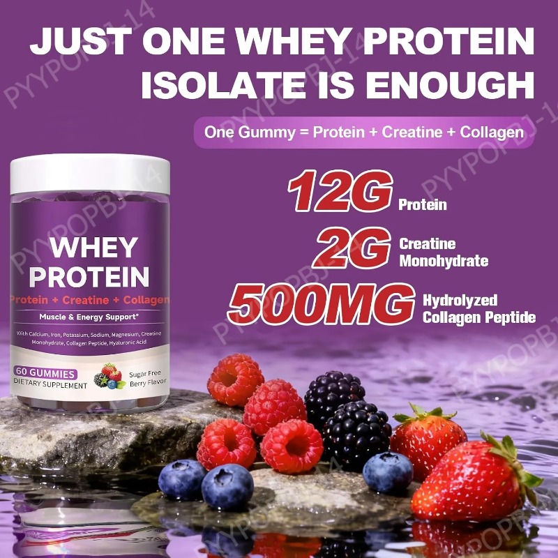 Eiwit Gummies met Wei Creatine - Fitness Nutrition Protein recensie en prijs