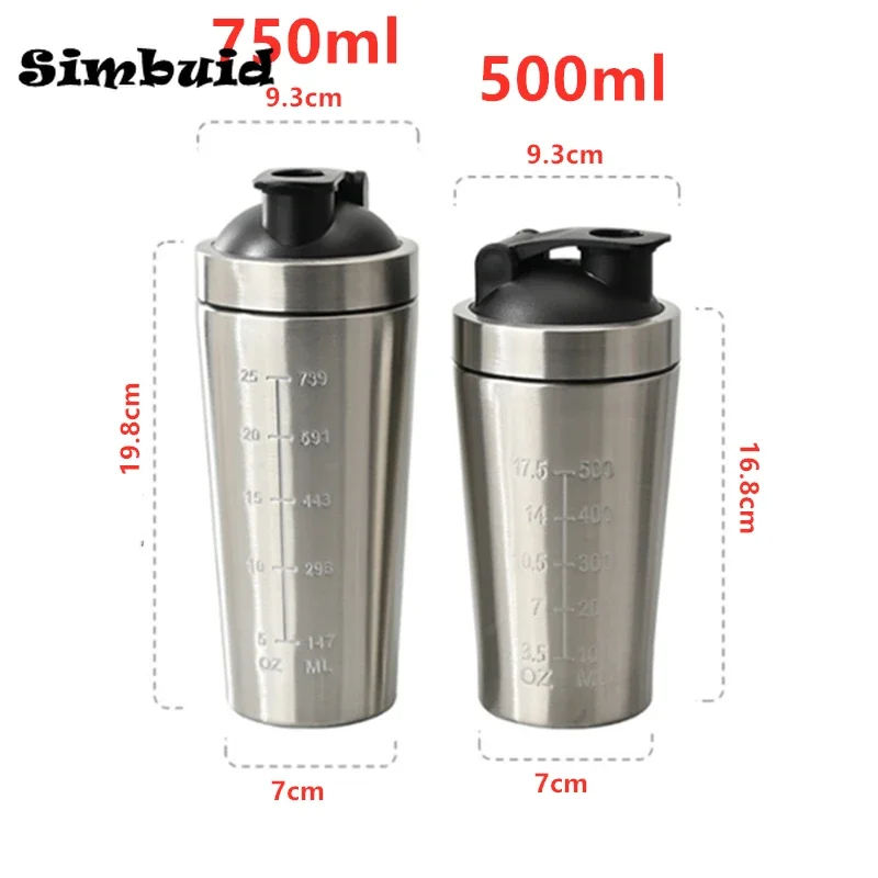 Roestvrijstalen eiwitpoeder-sh - Protein Shaker Bottle recensie en prijs