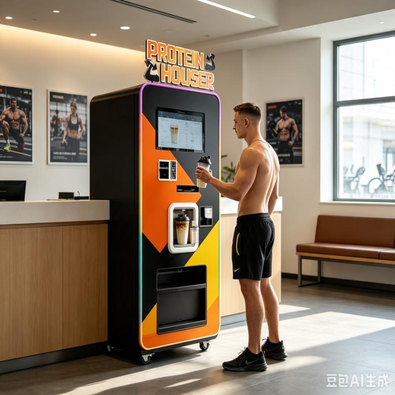 Automatische eiwitshake-automa - Fitness Nutrition Protein recensie en prijs
